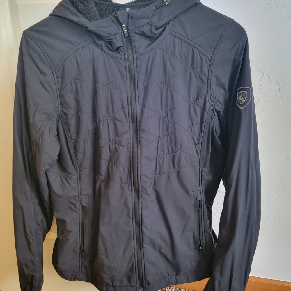 Kuhl Black Hooded Jacket